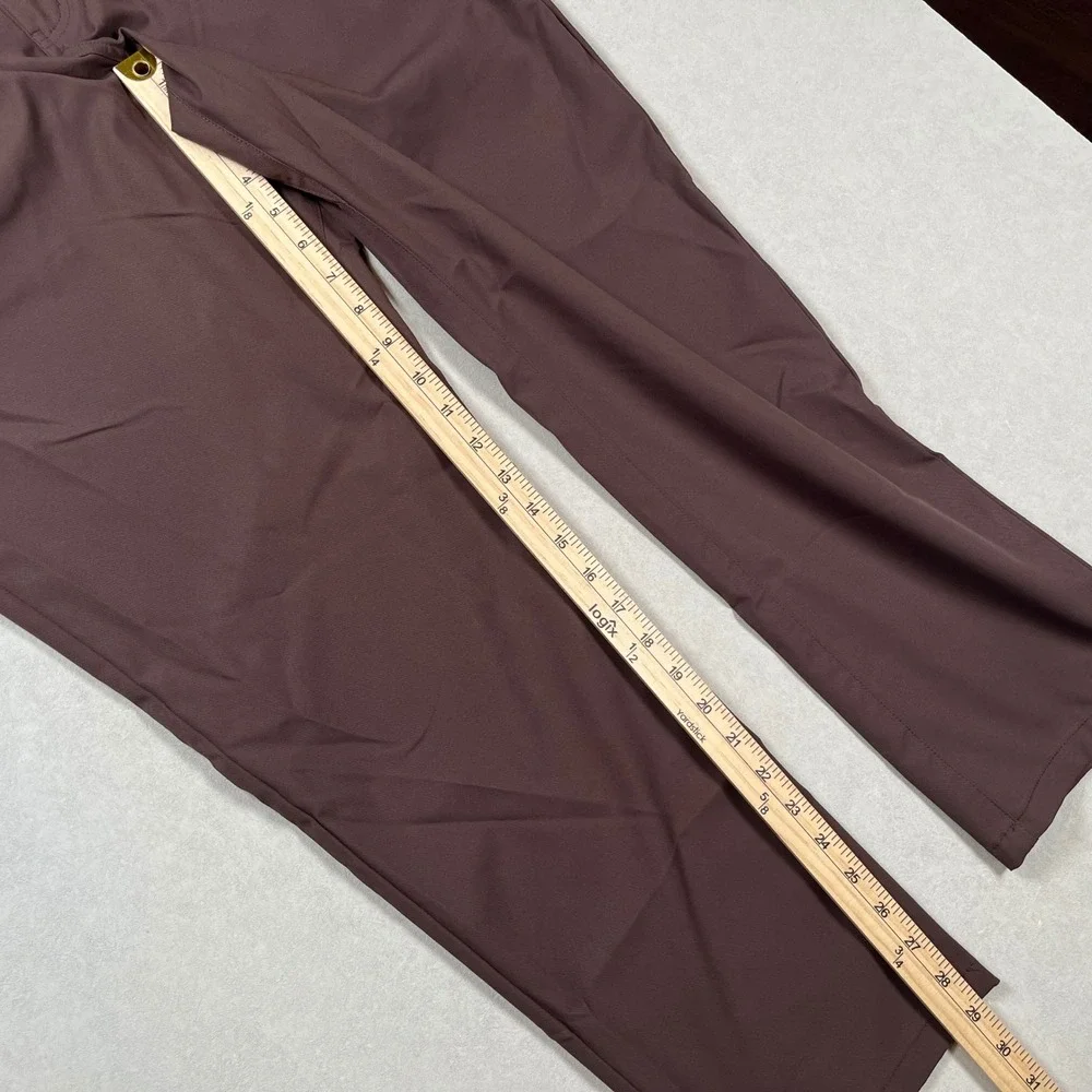 Jack Archer Slim Fit Pants Mens 38x29 (Hemmed) Chocolate Brown Tech Chino Casual